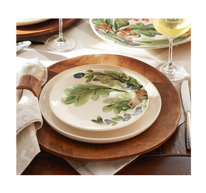 Placa de cargador de madera para bodas y eventos, suministros de alimentos decorativos, placa de cargador, placa perfecta de madera sostenible para bodas - Product Image 1