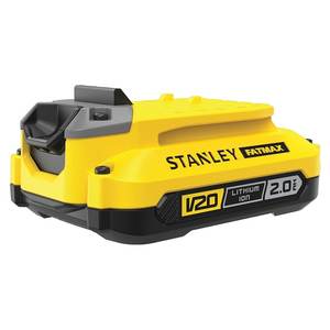 Batterie d'outil électrique Stanley 18V 2Ah FATMAX SFMCB202XJ pour des performances efficaces - Product Image 1