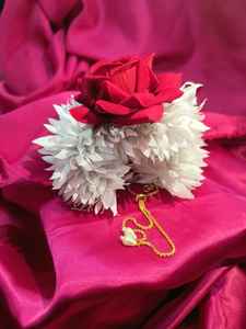 Gajra <b>Bracelets</b> Gajra Jewelry Flower <b>Bracelet</b> Wrist Corsage Hand Gajra <b>Bracelet</b> |Indian Wedding Pakistani Punjabi Wedding Gift - Product Image 5