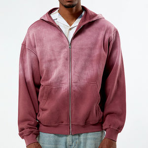 Sudadera con Capucha Corta de Corte Cuadrado, Estampado 3D, Estilo Urbano, 100% Algodón Grueso, Personalizada por el Fabricante, para Hombre - Product Image 1