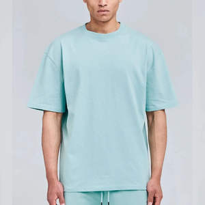 T-shirts oversize d'été pour hommes, prix d'usine, confortables, 100% coton jersey, impression d'un logo personnalisé, sérigraphie, unisexe, dernier design - Product Image 1