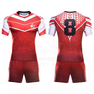 Ropa deportiva de poliéster 100% de calidad superior Uniforme de rugby para adultos Conjuntos transpirables Estilo Advas International Custom OEM/ODM - Product Image 3