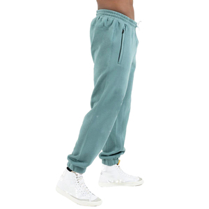 Nouveauté Jogging de sport pour homme avec logo personnalisé Oxford Coton anti-boulochage Chaud Vintage Broderie plate Taille élastique - Product Image 2