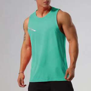 High Quality <b>Men</b> Muscle Gym Workout Extreme <b>Racer</b> <b>Back</b> Tank Top Dry Fit <b>Vest</b> Custom logo Stringers - Product Image 5