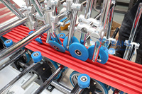 Machine de laminage à chaud PUR pour profilés de fenêtres et de portes en WPC, UPVC, PVC, persiennes, panneaux muraux