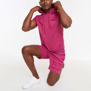 Conjunto Deportivo Personalizado con Logotipo para Hombre, Ropa de Verano, Conjunto de 2 Piezas, Camiseta de Manga Corta y Pantalones Cortos para Hombre, Ropa Deportiva de Manga Corta - Product Image 3