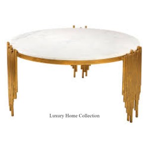 Ensemble de 2 tables d'appoint et table gigogne couleur or meubles en fer fabriqués à la main table au prix le plus bas du fournisseur indien - Product Image 4