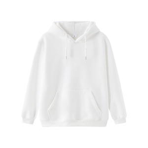 Elegante 350GSM personalizado impreso bordado otoño sudaderas algodón Unisex sudaderas de gran tamaño ajuste cómodo ropa Casual - Product Image 5