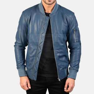 Veste d'hiver sur mesure pour hommes avec col montant et capuche Dernier design en toile de cuir Vente en ligne au prix d'usine - Product Image 1