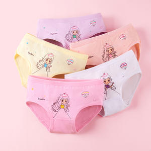 女の子子供レース下着子供子供のための学校コットン漫画かわいい下着 - Product Image 3