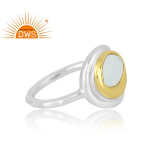 Nuevo diseño, anillo de piedras preciosas de nácar Natural de Plata de Ley 925, joyería personalizada para mujer, regalo para ella - Product Image 4