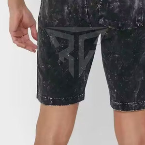 2025 Custom Design High Quality Acid Wash Casual <b>Shorts</b> for <b>Men</b> Light Weight 100% Cotton Mid Waist Solid Pattern <b>Quick</b> <b>Dry</b> - Product Image 6