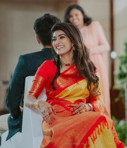 Banarasi Seda Sarees Calidad Premium Fiesta India Desgaste Aspecto Elegante Hermoso Tejido Largo Casual Disponible Precio al por mayor - Product Image 4