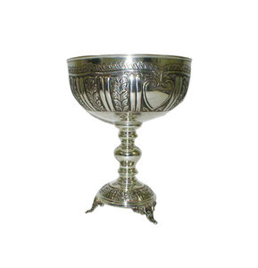 Trofeo de Fútbol de Latón Personalizado de Alta Calidad 2025, Trofeo Deportivo de Metal Chapado en Oro con Grabado de Resina y Acabado Niquelado - Product Image 1