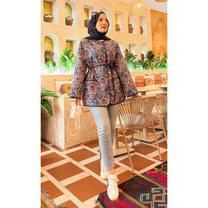 Chaqueta de Cuero Estilo Bohemio para Mujer, Reversible, con Detalles Bordados y Bolsillos, para Otoño y Primavera, Estilo Bomber Corto - Product Image 1