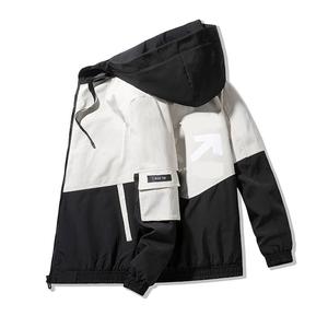 Chaqueta Cortavientos de Invierno de Alta Calidad, Lona Transpirable, Resistente al Viento, Tela de Poliéster Personalizada con Logotipo Personalizado, Talla Grande para Hombre - Product Image 5