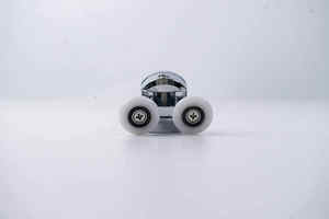 Polea de recinto de <span class=keywords><strong>ducha</strong></span> de plástico doble superior e inferior Hydrorelax-Rueda colgante para puerta corredera de baño - Product Image 3