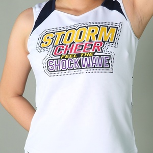 Conjuntos de Uniformes de Animadoras Personalizados - Tela Suave 100% Poliéster, Tallas para Jóvenes y Adultos - Product Image 4