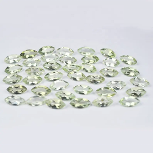 เครื่องประดับอัญมณีสังเคราะห์สีเขียวธรรมชาติขนาด3x6มม. สวยงามจากผู้ผลิต - Product Image 1