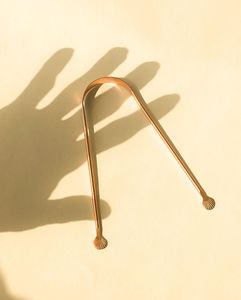 Nettoyant de langue en cuivre de haute qualité pour une hygiène buccale efficace, favorisant une bouche propre et une haleine fraîche - Product Image 1