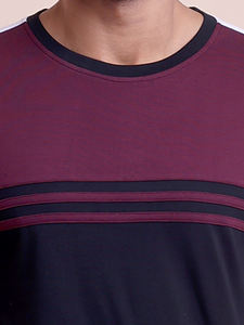 Calidad Premium moda transpirable invierno 100% algodón manga completa cuello redondo Camiseta para hombres - Product Image 3