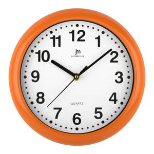 Horloge murale JUSTAMINUTE Orange 25 cm Modèle 00710O - Product Image 1