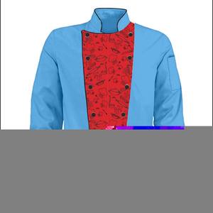 Chaqueta de Chef de sarga ligera Diseño de flujo de aire trasero de malla Material de poliéster/algodón para uso intensivo de calor en la cocina Suministro a granel - Product Image 1