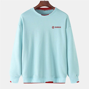 Hombres Ropa de invierno Sudaderas Color sólido Algodón Mezclado Hombres Sudaderas Ropa de moda Sudaderas para hombres - Product Image 1