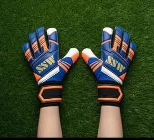 Gants de gardien de but de football en gros, gants de sport à doigts complets, logo personnalisé professionnel, gants avec paume en latex imprimé - Product Image 1