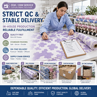 Tissu imprimé personnalisé à motif vache, impression numérique OEM ODM, plusieurs bases pour robes, foulards, sacs, textiles de maison, faible MOQ