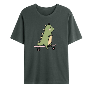 Tops para hombre, Jersey informal de cuello redondo a la moda, Camiseta con estampado de dinosaurio, camisetas de manga corta, camisetas gráficas para hombre - Product Image 2