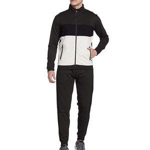 Conjunto Deportivo Casual de 2 Piezas para Hombre, Sudadera con Capucha y Cremallera de Manga Larga, Color Sólido, 100% Algodón, para Invierno y Jogging - Product Image 1