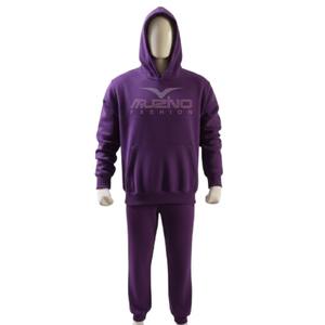 Conjunto Deportivo Informal con Capucha de Alta Calidad para Hombre, Traje de Entrenamiento para Gimnasio, Personalizable, de Dos Piezas, Pantalones Deportivos Acampanados, 100% Algodón, para Hombre y Mujer - Product Image 3