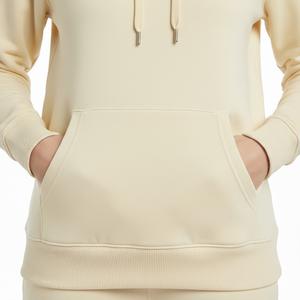 Heavyweight Slim Fit Hoodies <b>Women</b> Streetwear Beige Pullover High Quality Cotton Fleece Oversized Hooded <b>Sweatshirt</b> hoodies - Product Image 5