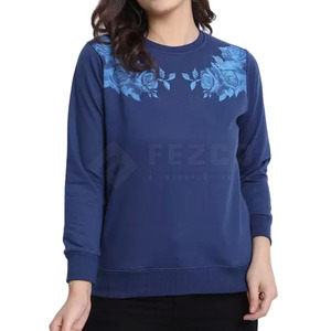 Sudaderas de Invierno para Mujer, Estilo Urbano, Corte Ajustado, 100% Algodón, Cómodas y Transpirables, con Logotipo Frontal Personalizable, Gran Venta - Product Image 1