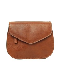 Bolso Bandolera de Cuero Genuino para Mujer, Estilo Vintage, Color Marrón, Diseño de Caramelo, Correa Única, Bolsillo con Cremallera, Bolso de Viaje, Regalo - Product Image 4