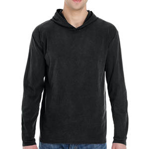 Pull à capuche à manches longues pour hommes, vente en gros, sweat-shirt léger, personnalisé, 100% coton, sweat-shirt à capuche décontracté pour hommes - Product Image 1