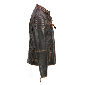 2024 New Fashion Quality Customize <b>Men</b> <b>Leather</b> <b>Jacket</b> for <b>Men's</b> Slim Fit Stylish 100% Original <b>Leather</b> <b>Jackets</b> - Product Image 4