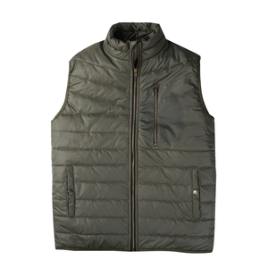 Custom Design <b>Men's</b> Sleeveless <b>Gilet</b> Vest <b>Lightweight</b> Winter Casual Quilted Cotton Bodywarmer Outdoor Workwear Custom Logos OEM - Product Image 1
