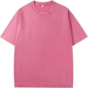 Camiseta de corte cuadrado de gran tamaño para hombre de alta calidad, estilo de corte de caja personalizado, tela de rizo de 240 gramos, estilo de calle, algodón pesado - Product Image 6