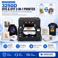 Imprimante DTF DTG 3250D Pro Epson XP600 A3 pour T-shirts, imprimante à transfert direct sur film, machine d'impression jet d'encre textile