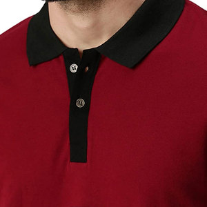 Top Quality <b>Men</b> Summer Wear <b>Polo</b> <b>Shirts</b> Custom Design Your Own <b>Red</b> & Black <b>Men</b> <b>Polo</b> <b>Shirt</b> with Custom logo Printing - Product Image 5
