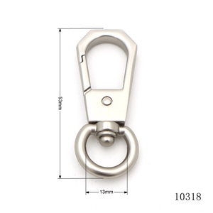 Thiết kế độc đáo Túi Carabiner sexangle xoay Clasp Matte Nickel phẳng Snap hook với vòng xoay cho túi - Product Image 2