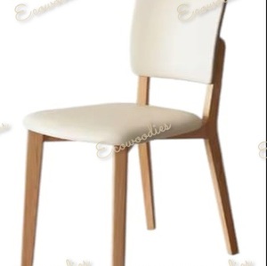 Chaise Chiavari en bois massif de luxe moderne avec coussin, gain de place, pour chambre, salle à manger, restaurant, salon, mobilier écologique - Product Image 5