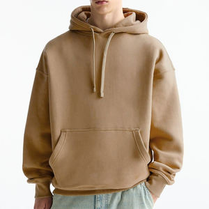 Sweat-shirt épais en coton lourd de 400 g/m² pour homme, lavage à l'acide, broderie de logo personnalisé, sweat-shirt de qualité supérieure pour homme - Product Image 2