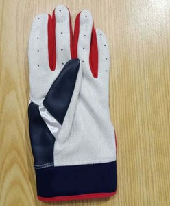 Guantes de béisbol de cuero Cabretta suave de ajuste personalizado de alta calidad, transpirables, cómodos en rosa, azul, guantes de bateo personalizables - Product Image 4