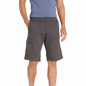 Hot Sale Men's Casual <b>Shorts</b> Customized Design & Brand Cotton Fabric <b>with</b> <b>Zipper</b> Side <b>Pockets</b> & Solid Pattern - Product Image 1