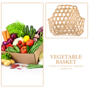 Tienphong Vente en gros Panier de rangement tissé à la main en bambou Panier d'emballage cadeau avec panier de rangement portable - Product Image 4