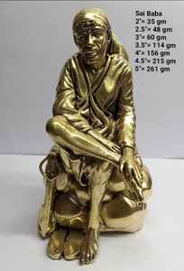 Fabriqué à la main en laiton indien dieu Figurine décorative spirituelle Statue à la main hindou idole en gros maison Temple bureau bénédiction - Product Image 2