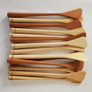 Juego de Cucharas de Madera Ecológicas y Degradables de Alta Calidad, Hechas en Italia, para Servir, de 40 a 60 Piezas, Personalizables, de Lujo para Catering - Product Image 1